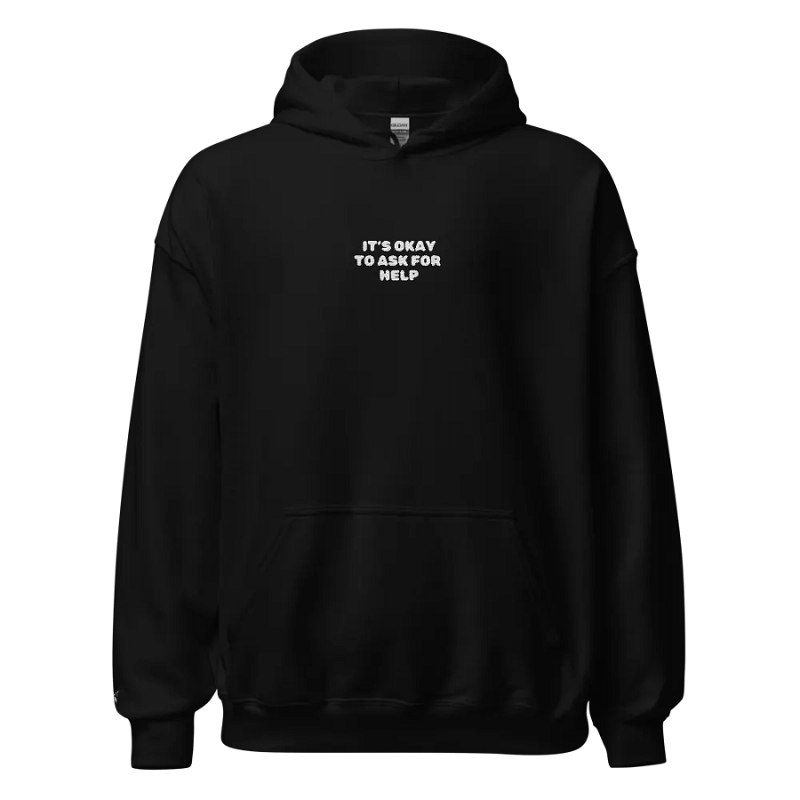 It's Ok To Ask For Help Embroidered Unisex Hoodie product image (6)