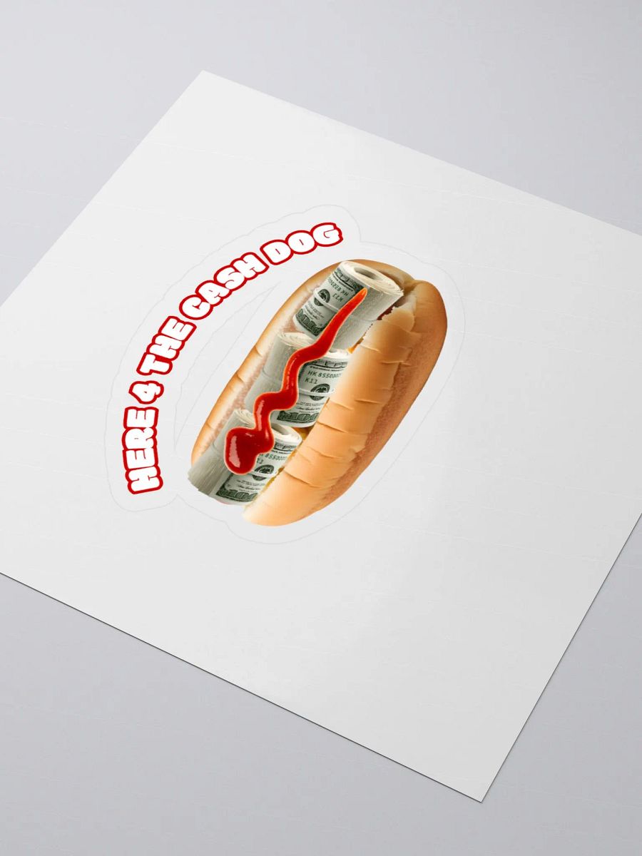Cash Dog Sticker product image (3)