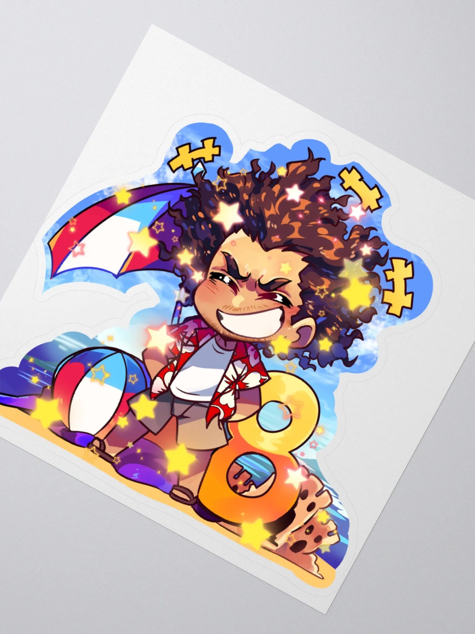 3x3 Beachiban Sticker! product image (2)