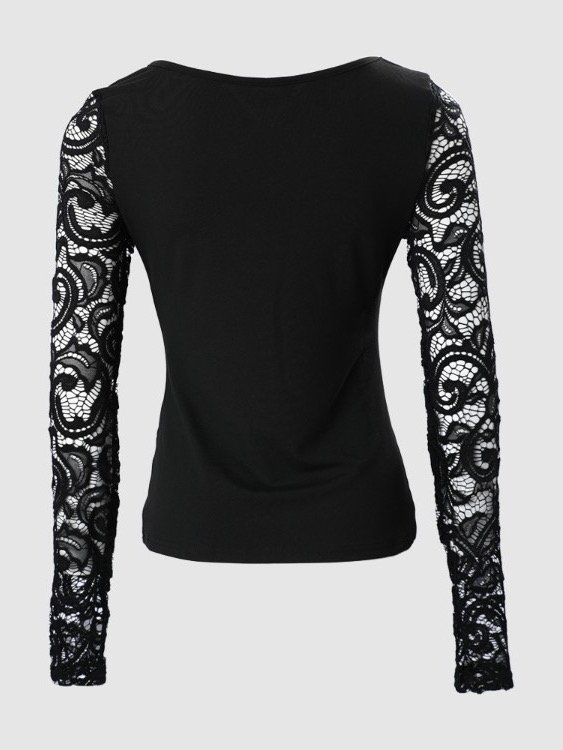 Fitted lace top product image (3)
