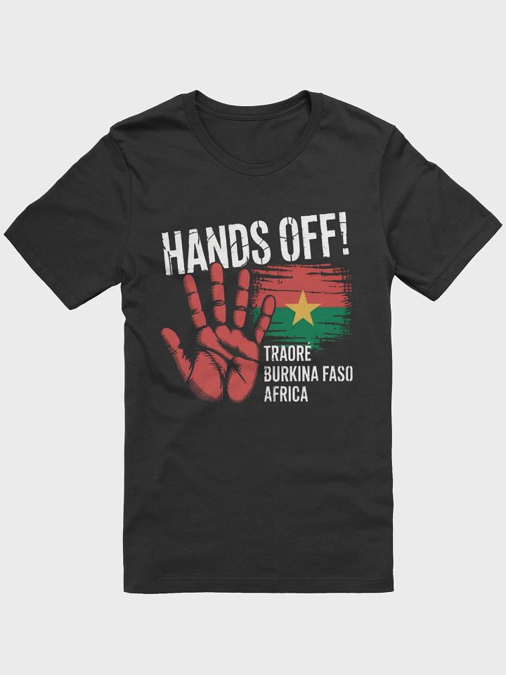 Hands off Traore Burkina Faso Flag Africa Ibrahim Traoré Supersoft T-shirt product image (7)