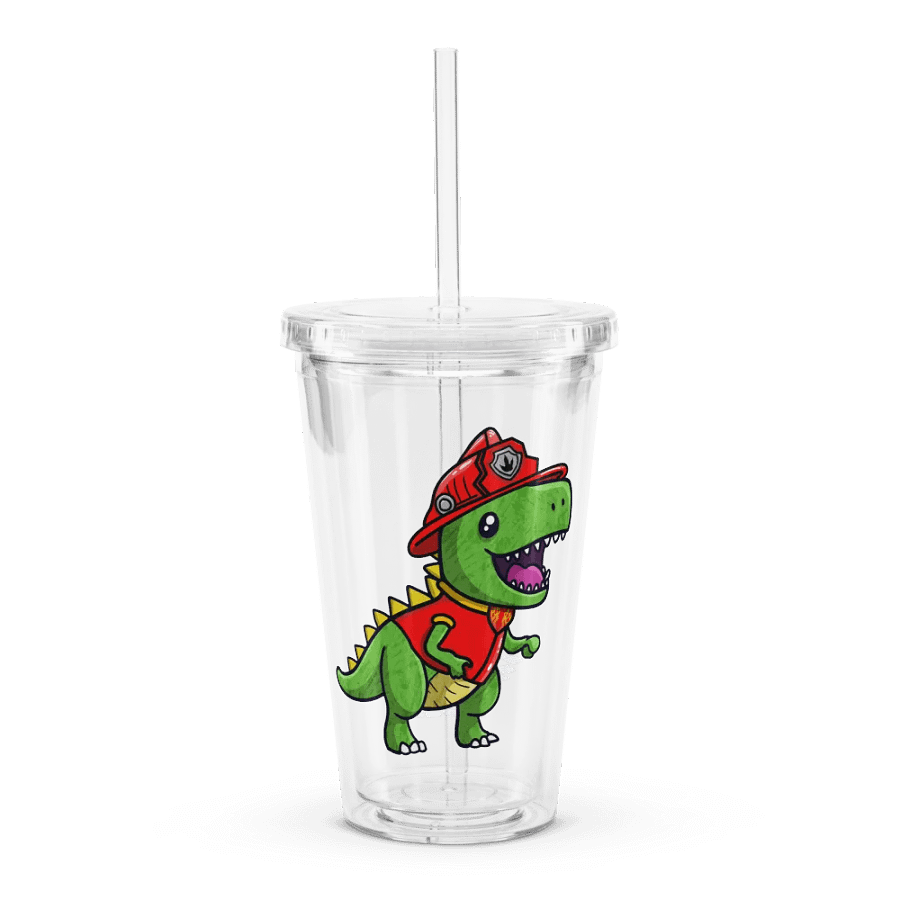 The Roar Patrol - Double Wall Clear Plastic Tumbler product image (3)