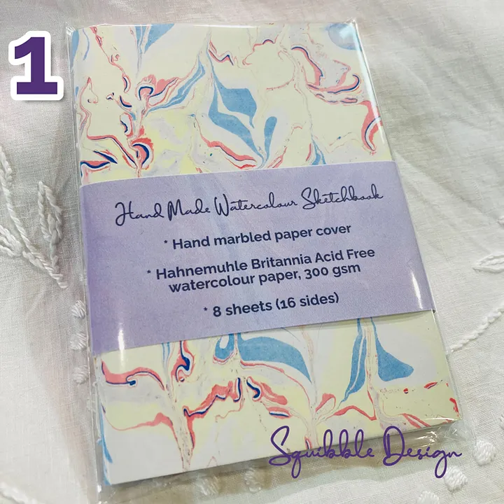 Hand Made Watercolour Sketchbook - Passport Size product image (1)