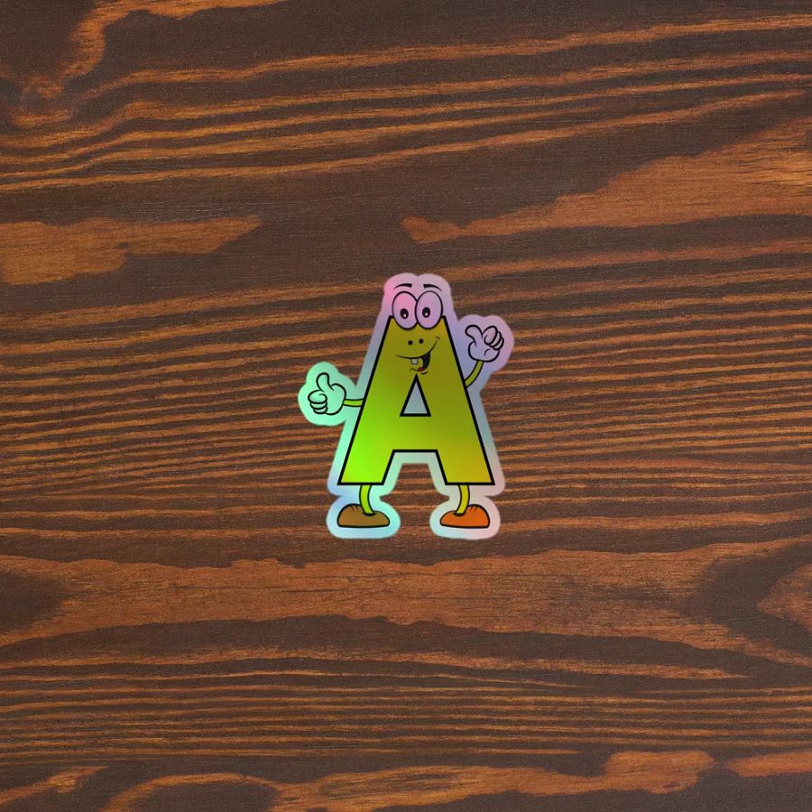A Holographic Cartoon Character Sticker product image (3)