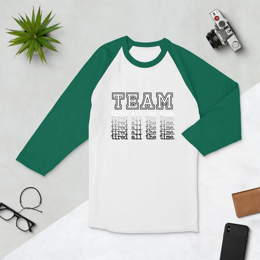 Tired All the Time Raglan Tee product image (6)