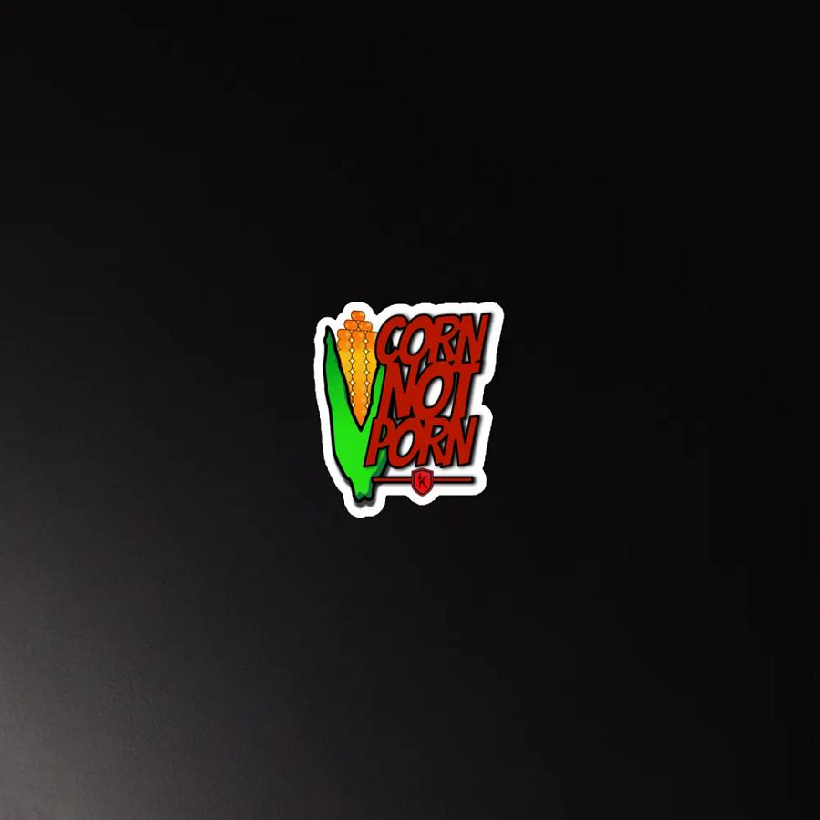 CORN NOT PORN - Die-Cut Magnet product image (5)