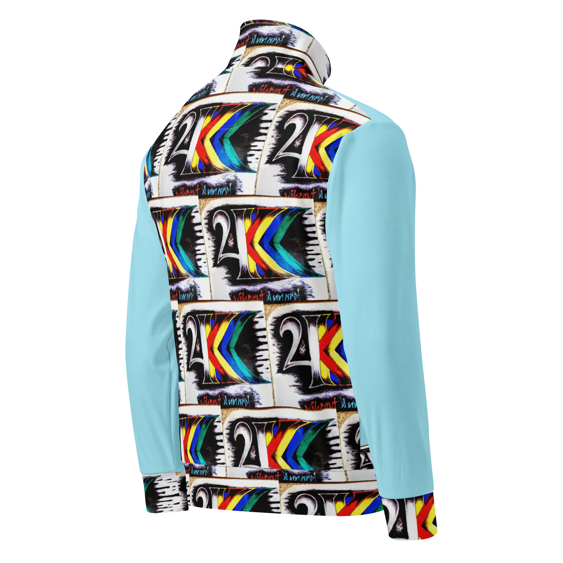 Da Culture 4K Track Jacket Blizzard Blue product image (2)