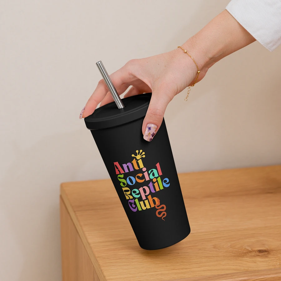 Colorful Insulated Tumbler: Anti Social Reptile Club Edition product image (16)