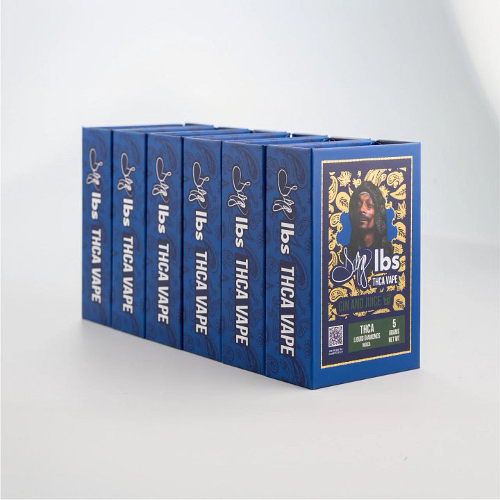 Dogg lbs 5g THCA Vape - Official Brand Disposable Vape - Display of 5 product image (1)
