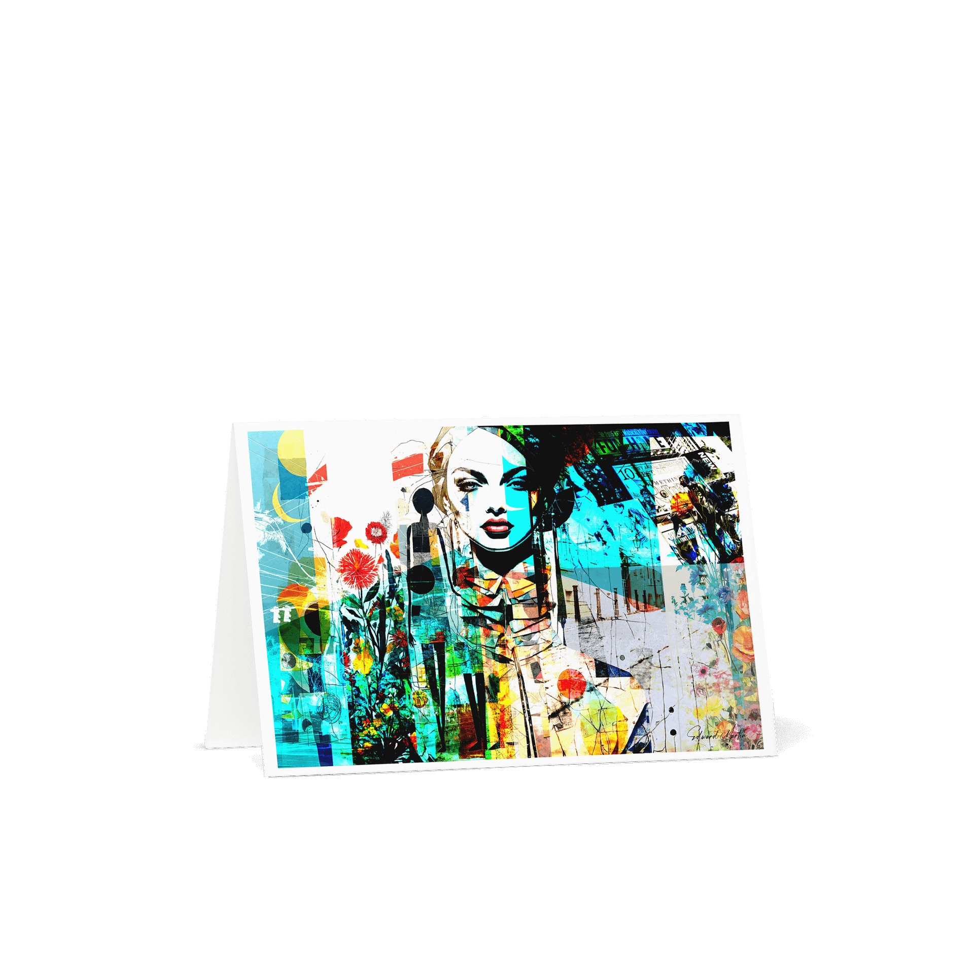 Abstract Diva by Edward Martin Card product image (3)