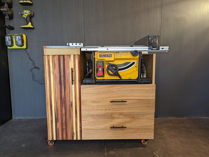 Sketchup File | Table Saw Rolling Cart | DeWALT DWE7491-XE product image (1)