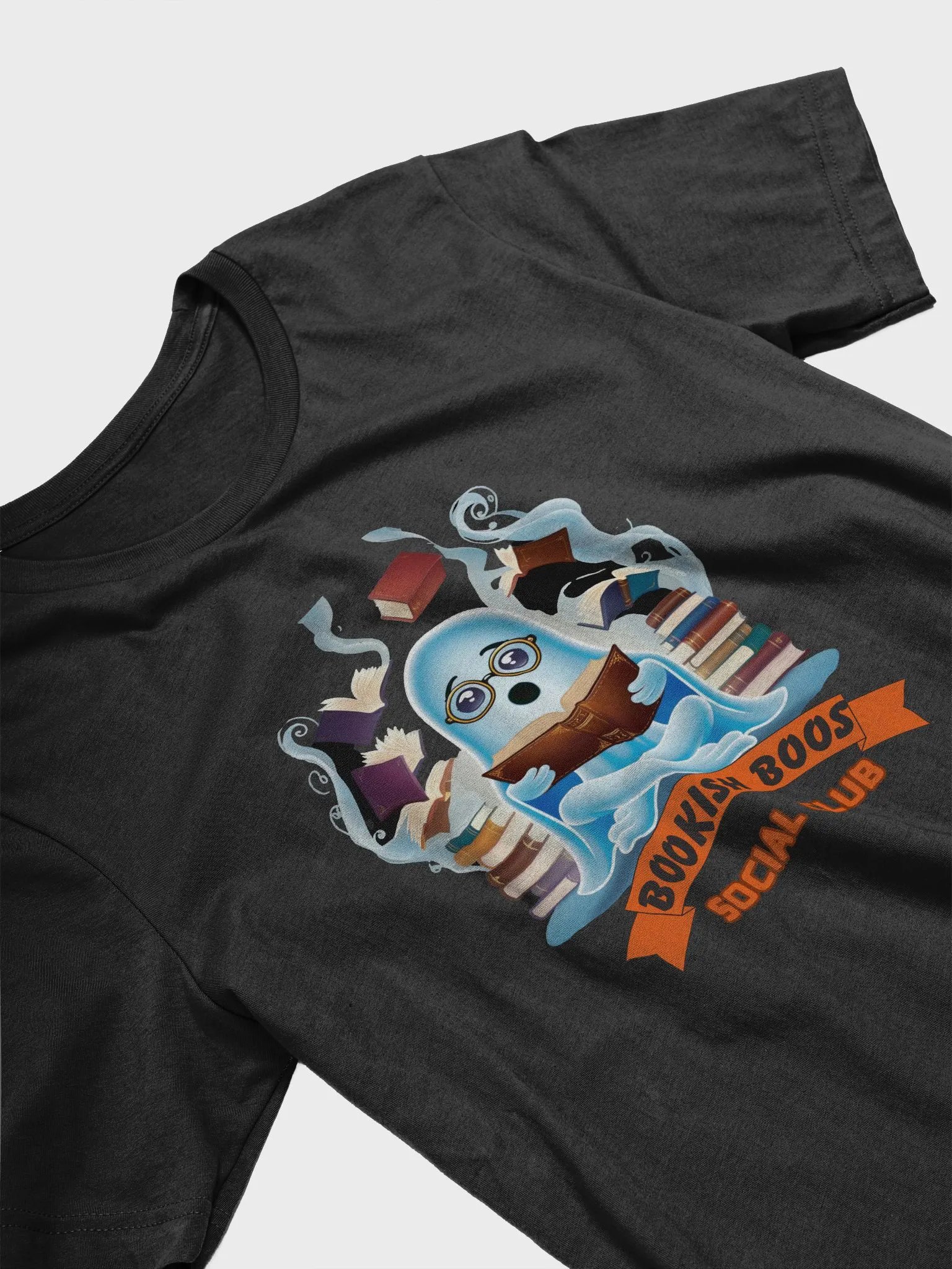 “Bookish Boos Social Club” t-shirt, Halloween theme, Halloween spirit product image (3)