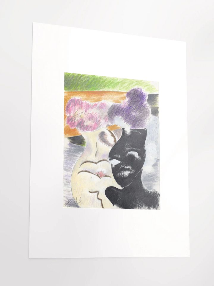 flowers in vases 1983 print product image (2)