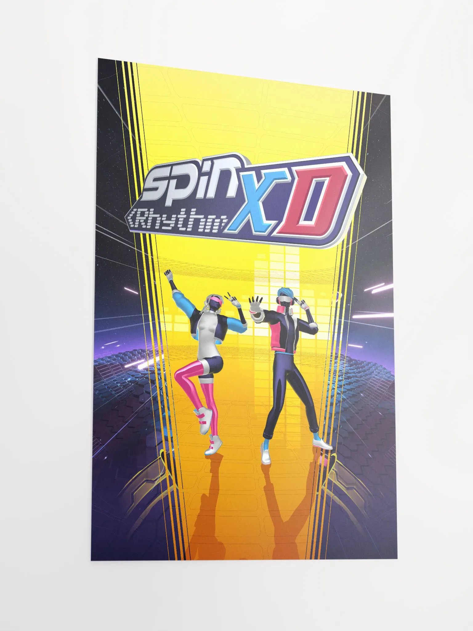 Spin Rhythm XD Heroes Matte Poster product image (5)