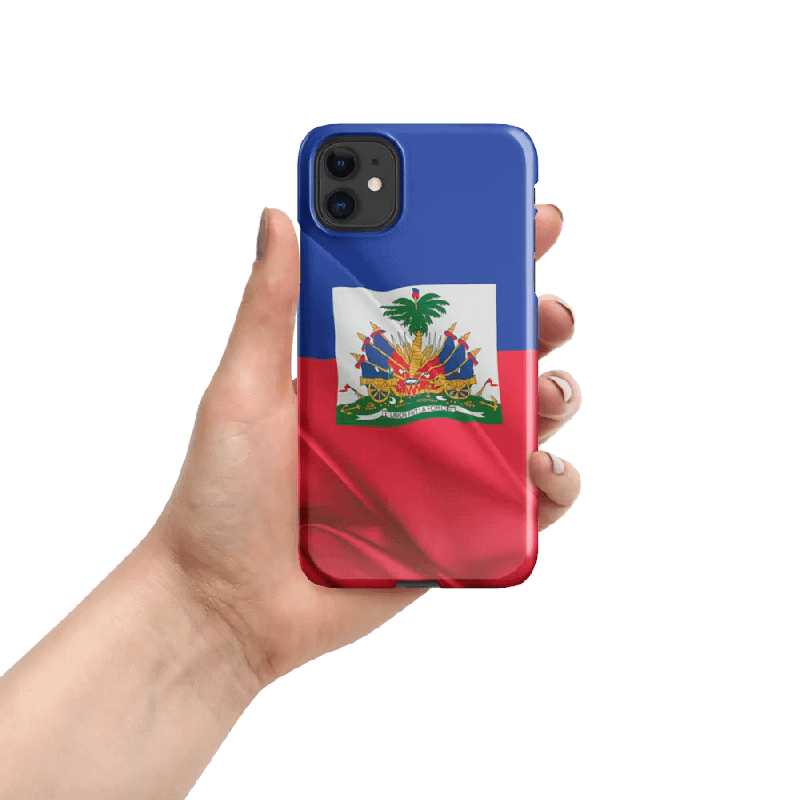 Haiti Flag Snap Case for iPhone® product image (25)