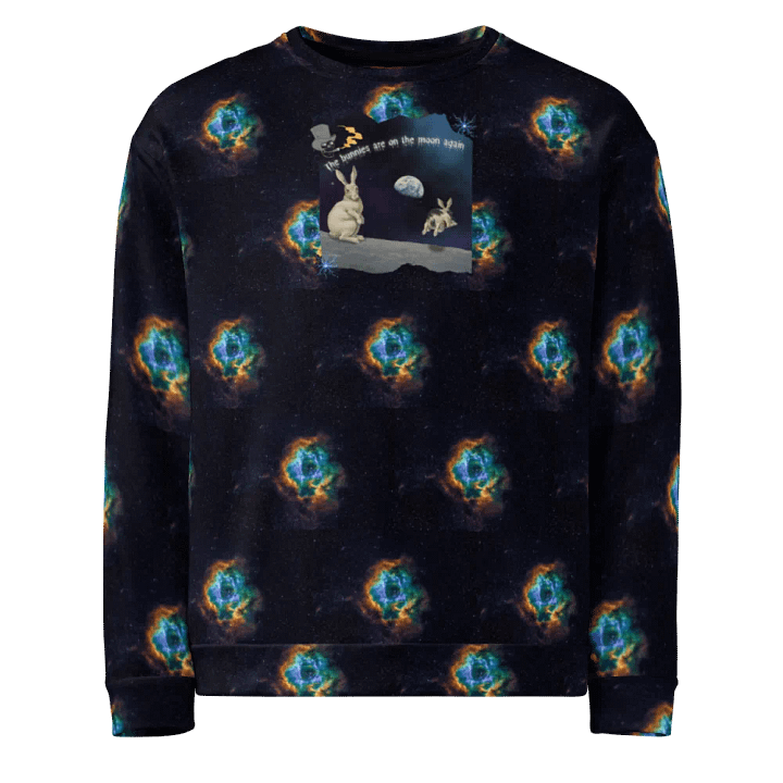 KC, Bunnies on the Moon, Sweatshirt product image (1)
