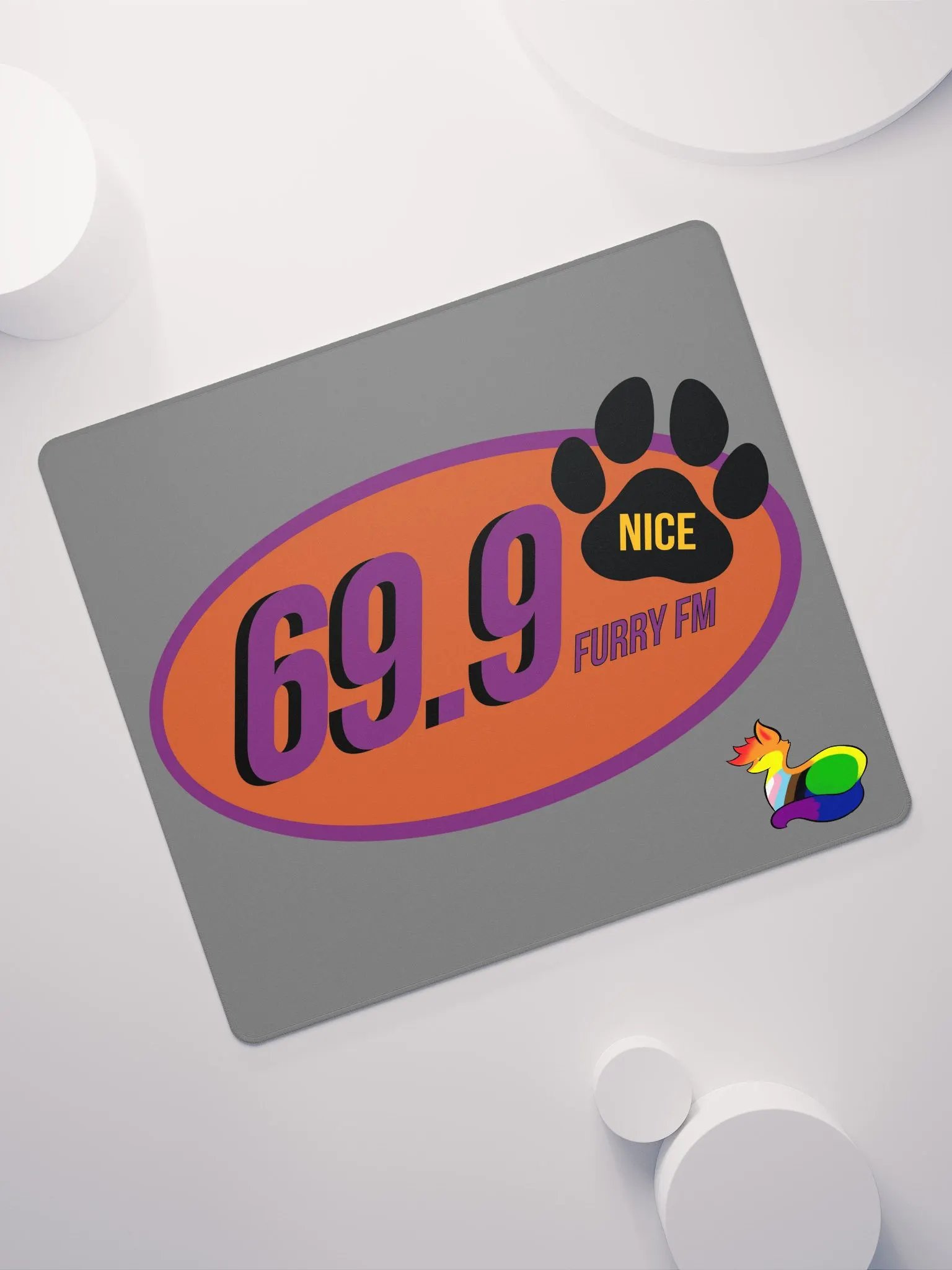 "69.9 Furry FM" Mousepad product image (7)