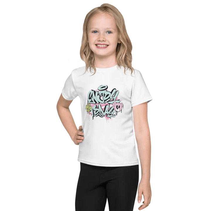 Crew Neck T-Shirt Slogan & Bear Girl product image (1)