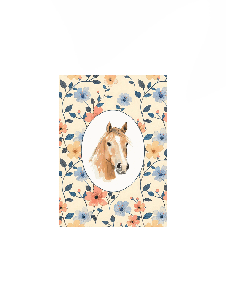 Horse on Boho Wildflower Pattern product image (2)