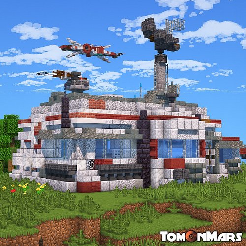 Clone Outpost Minecraft Star Wars base (+ ARC-170) requested by a Patron :)

Built on The Bakery @bakery_builders
Server IP: ...