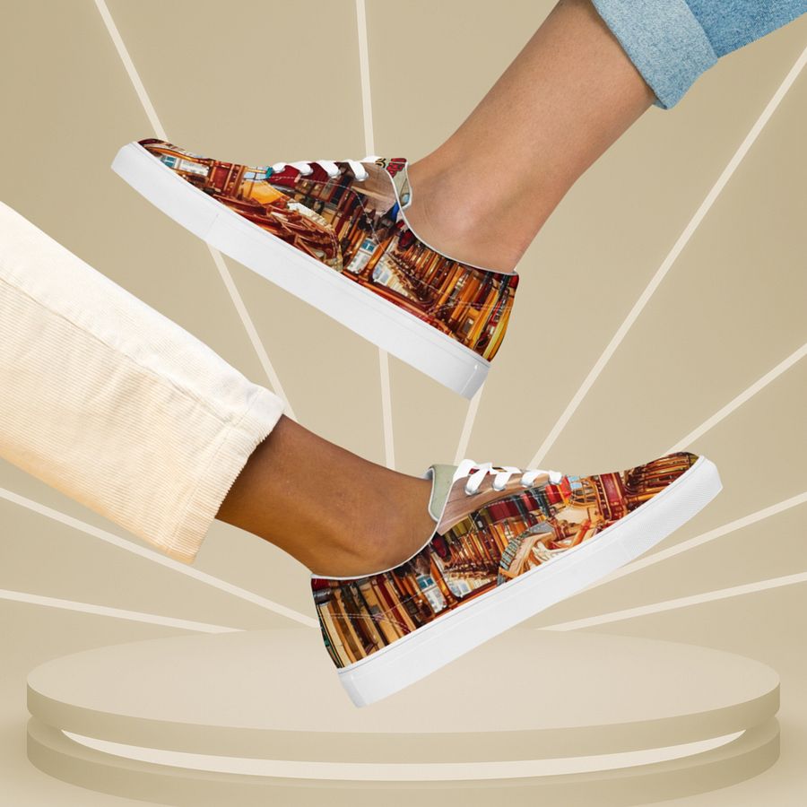 Leadenhall Market London All Over Print Canvas Shoes product image (2)