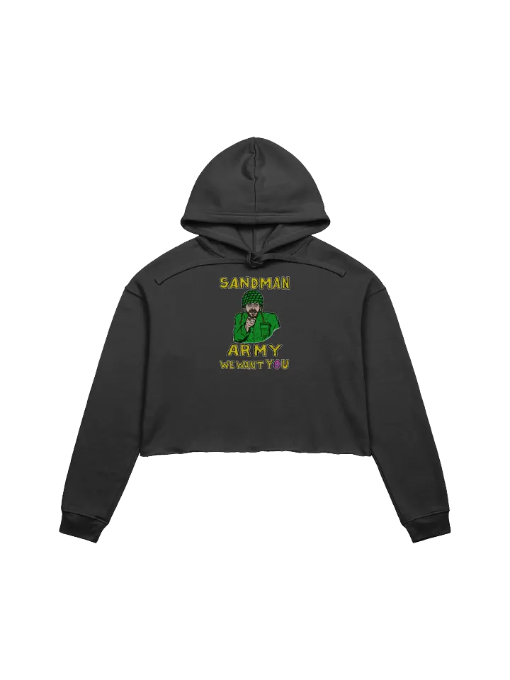 Sandman Army Crop Hoodie product image (1)