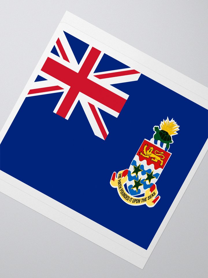 Cayman Islands Flag Sticker | Union Jack Design | Durable Vinyl | 3 Sizes product image (6)