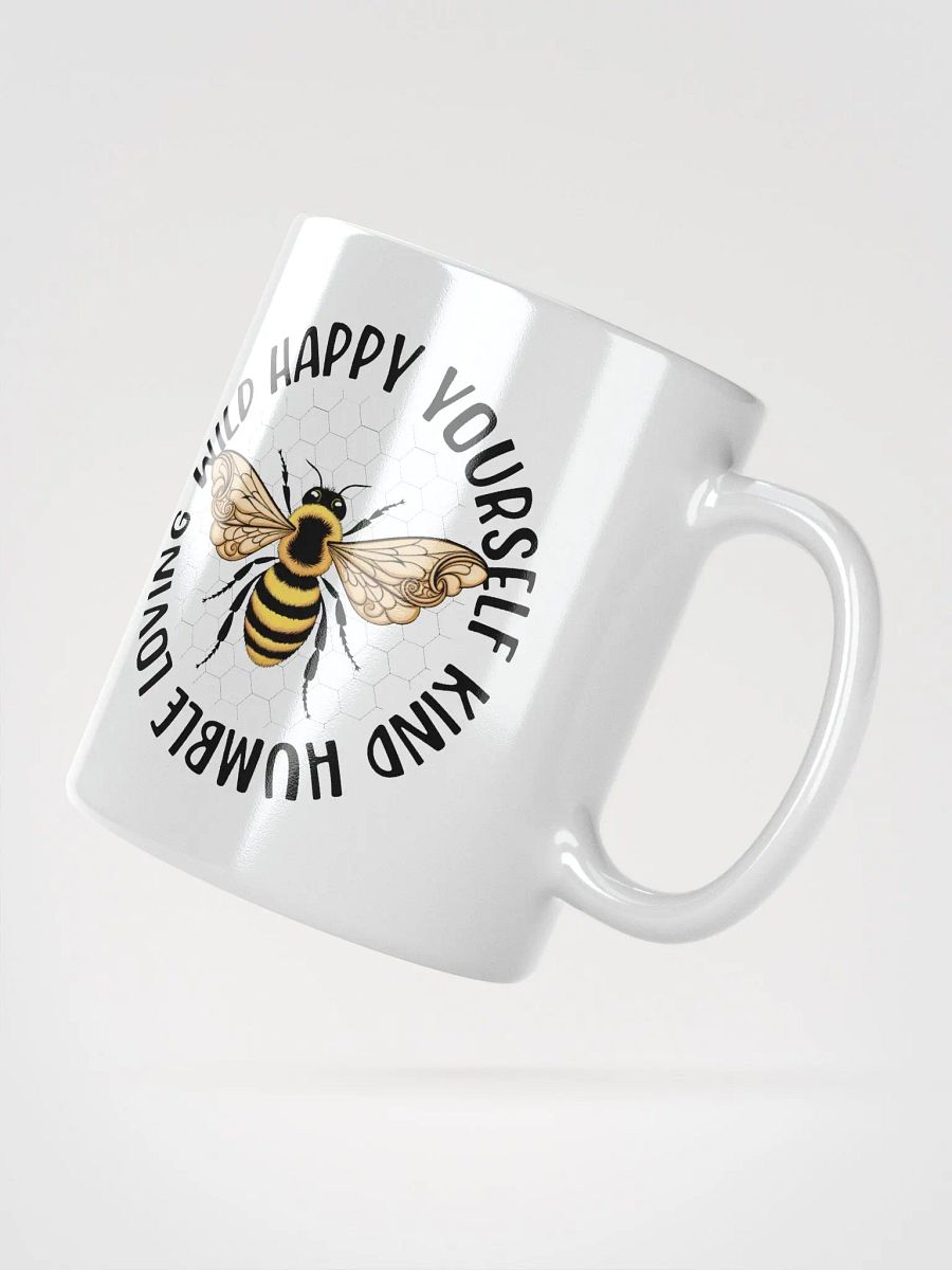 Buzzing Inspirational White Glossy Mug product image (3)