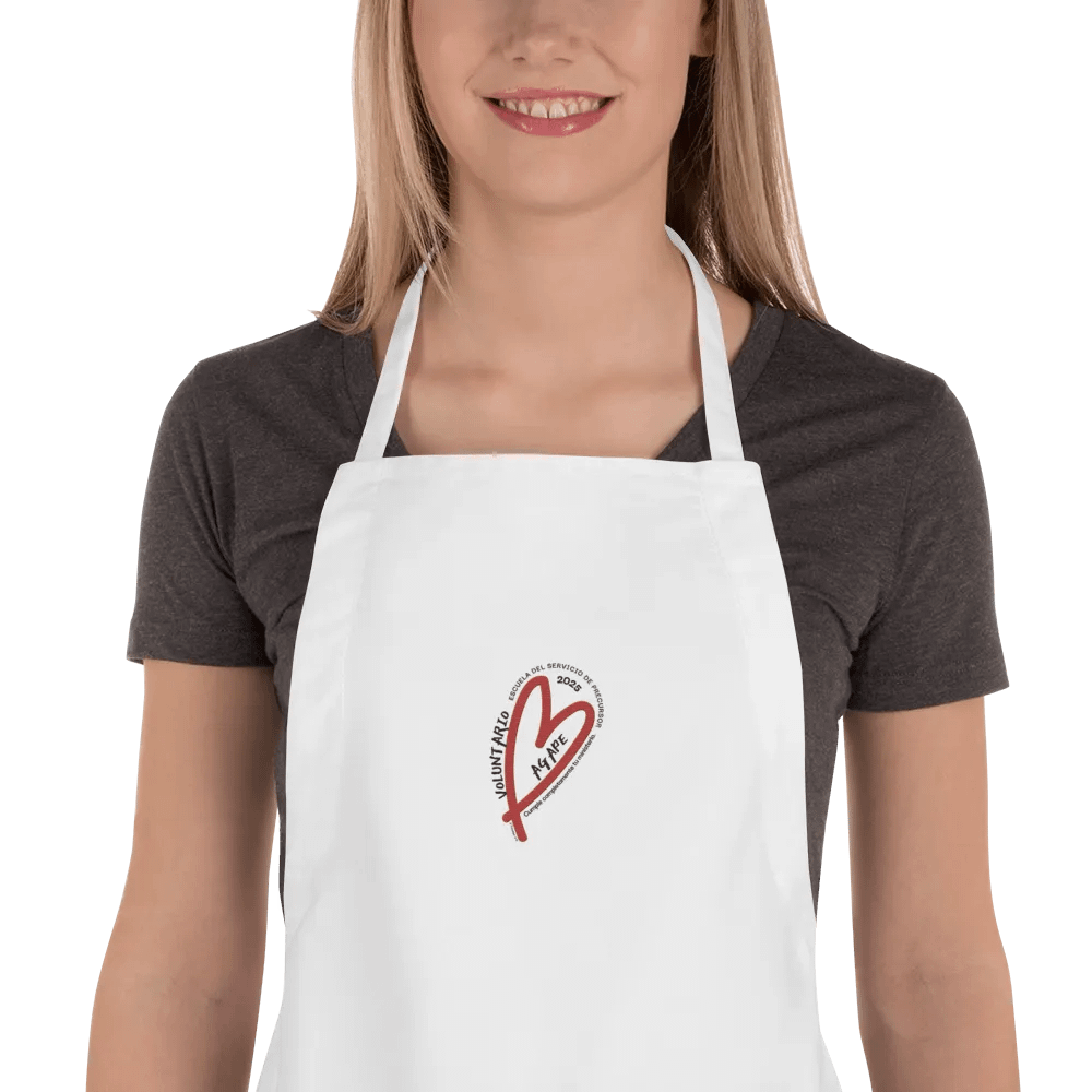 2025 Escuela del Servicio de Precursor | Agape | Voluntario Embroidered Serving Apron product image (1)