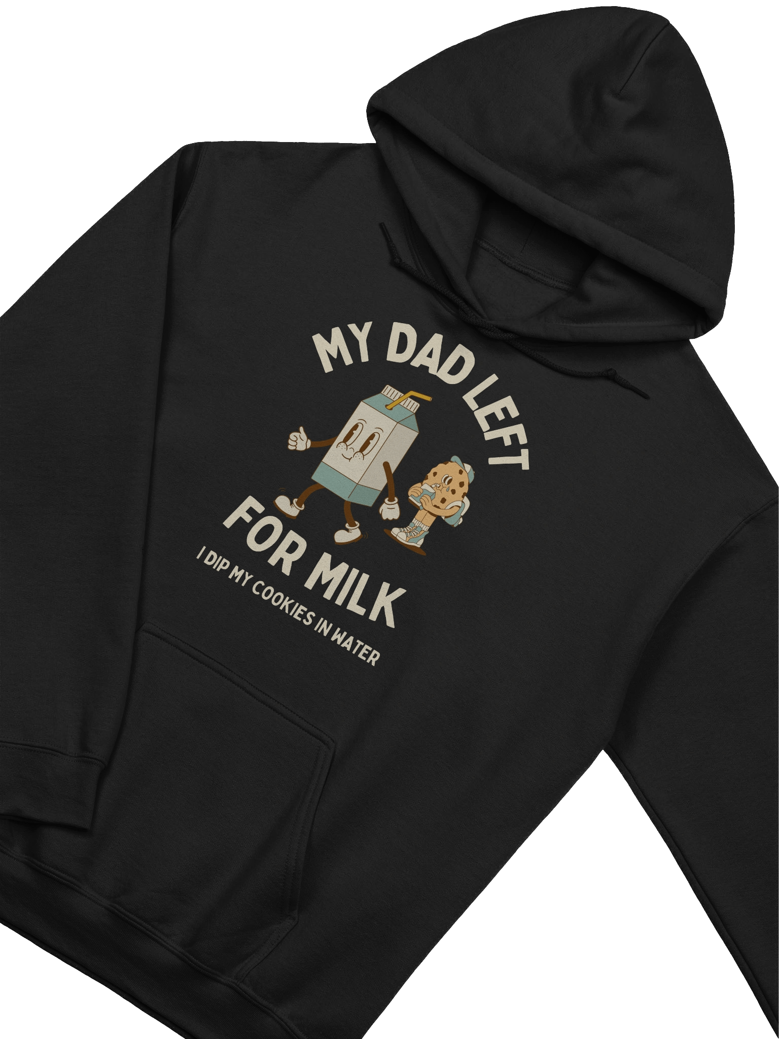 My Dad Left For Milk Hoodie product image (3)