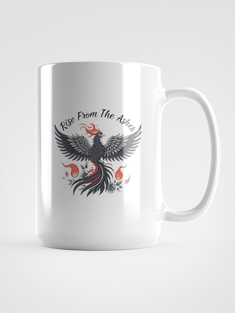 Phoenix Fire Rise White Glossy Mug product image (1)
