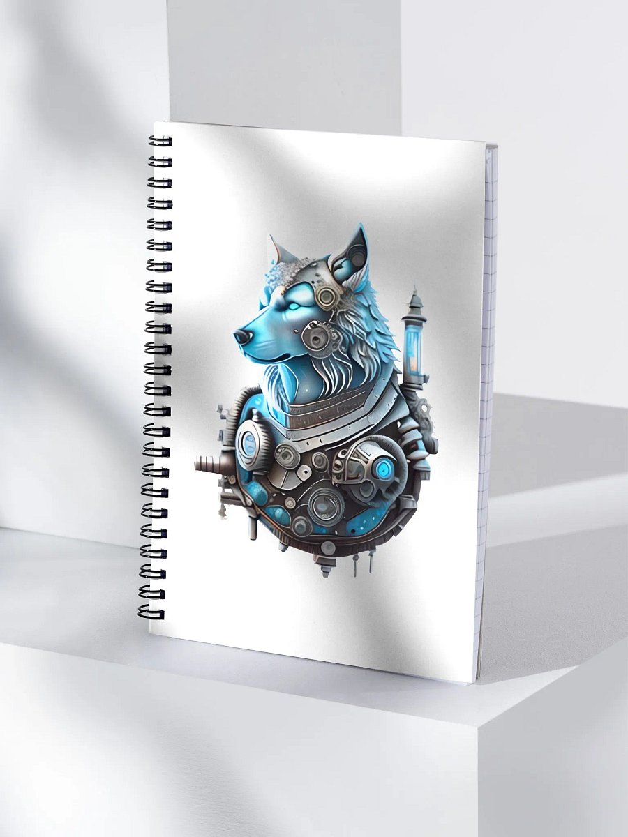 Steampunk Wolf Chronicles; Spiral Notebook product image (4)