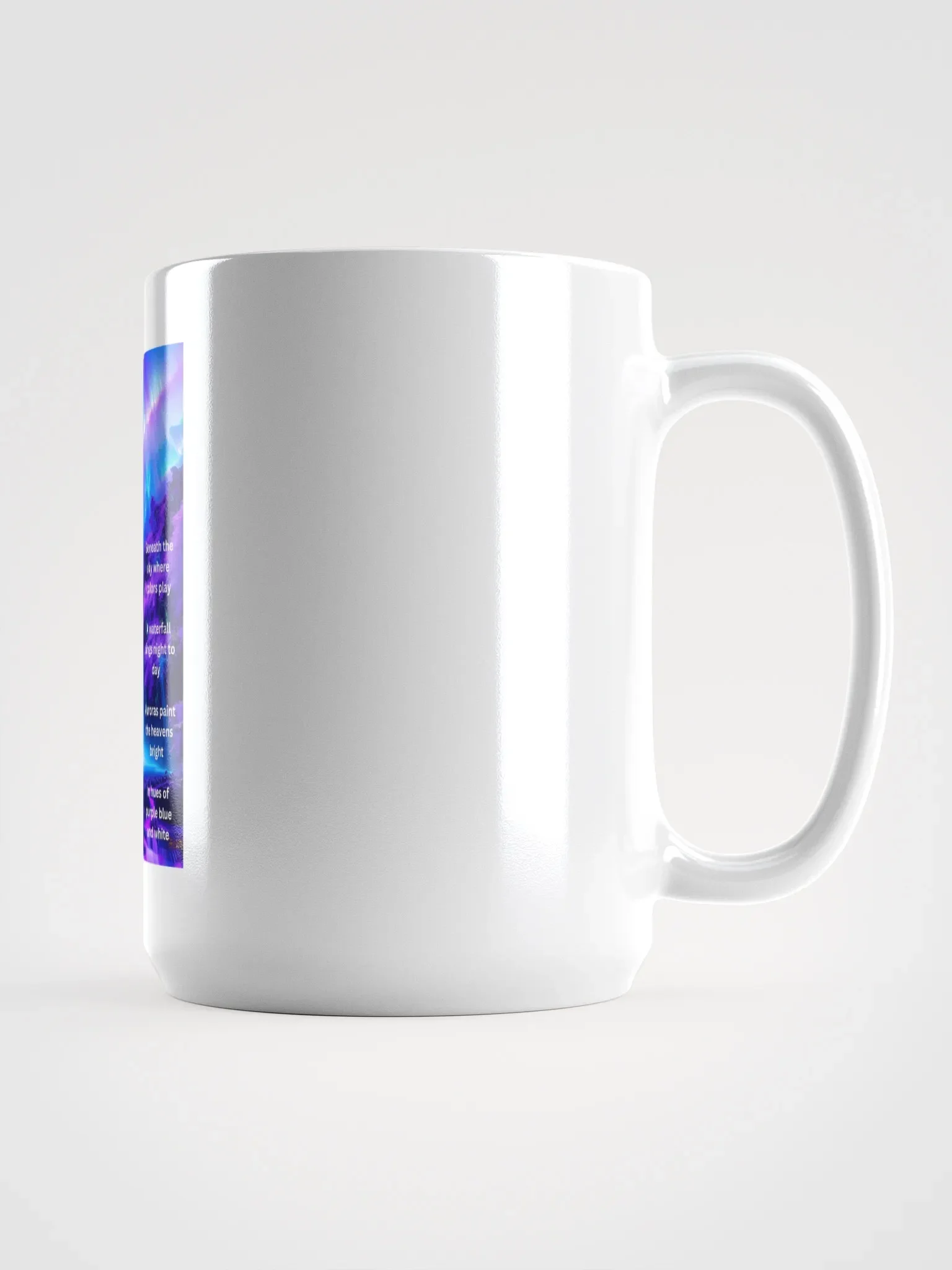 Auroral Waterfall Serenade Mug product image (1)