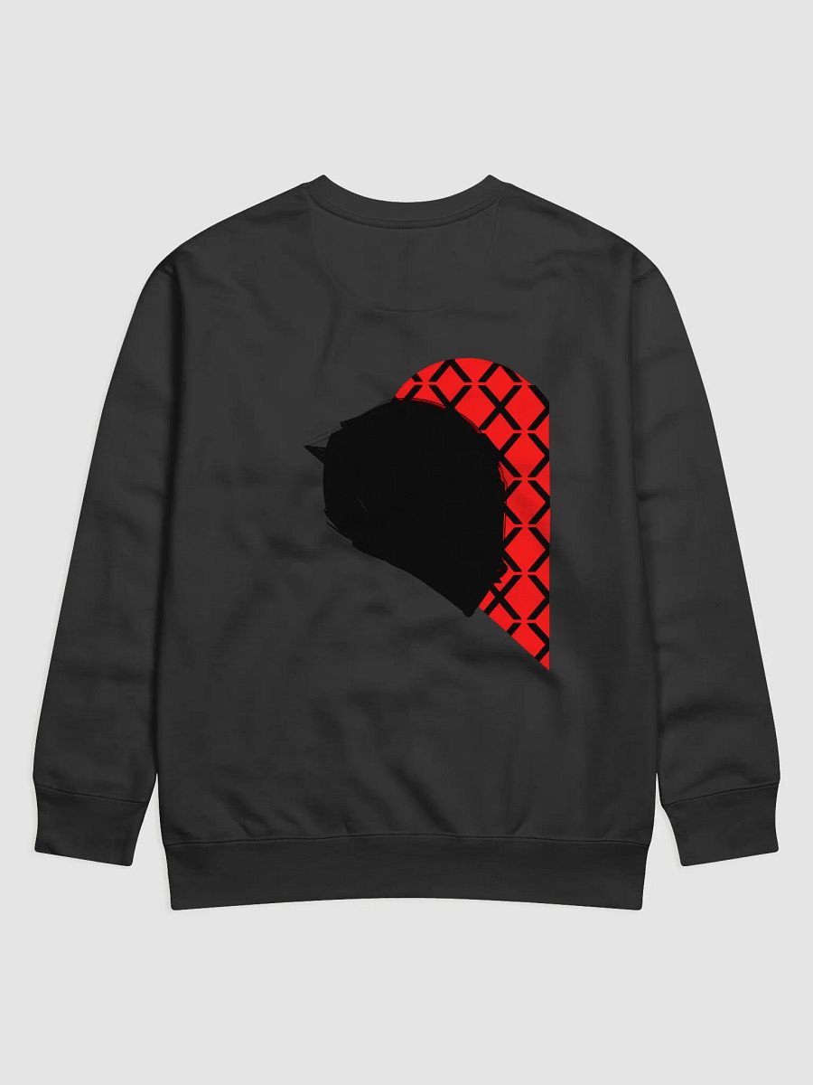 Valentine Matching Road Helmet Heart Crewneck (Left) product image (2)