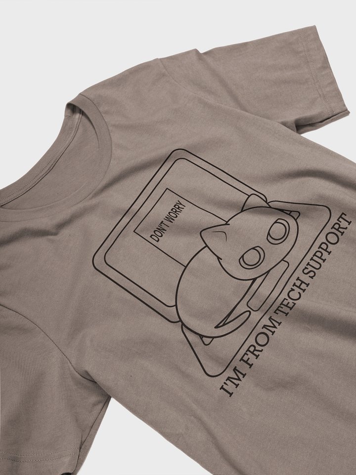 Cat on Laptop (Black Print) - Unisex Adult Super Soft Lightweight T-shirt product image (12)