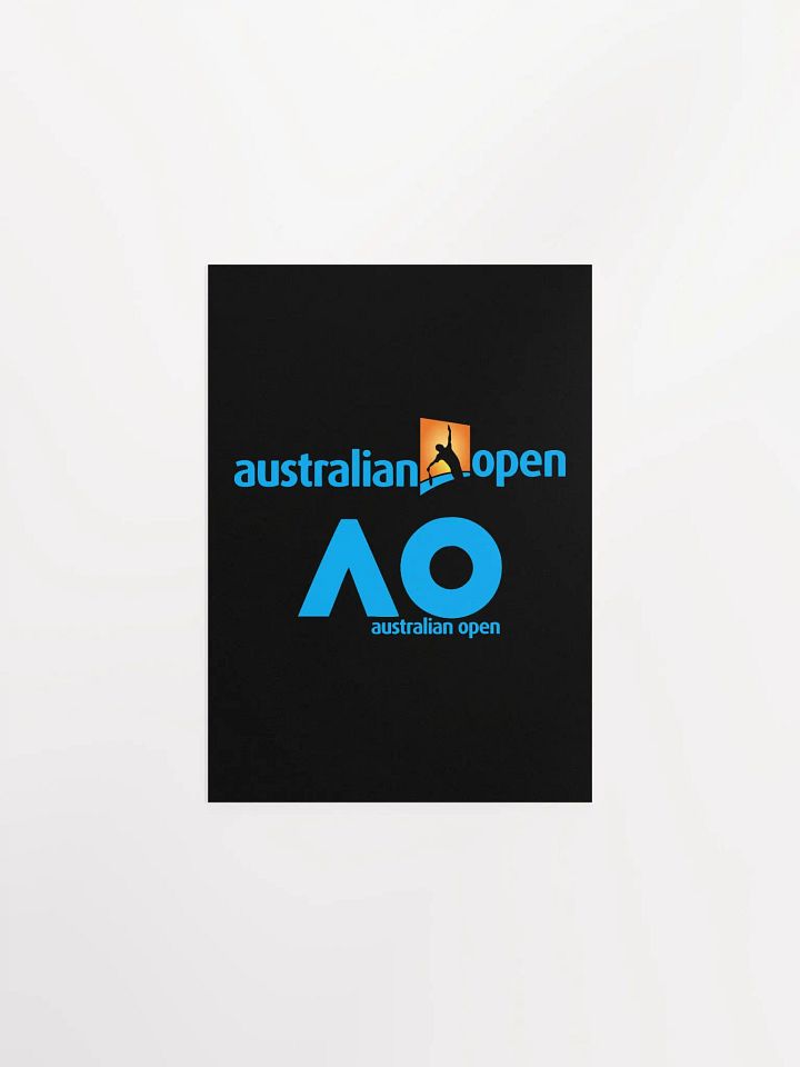 AO Silhouette Tennis Player Poster product image (7)