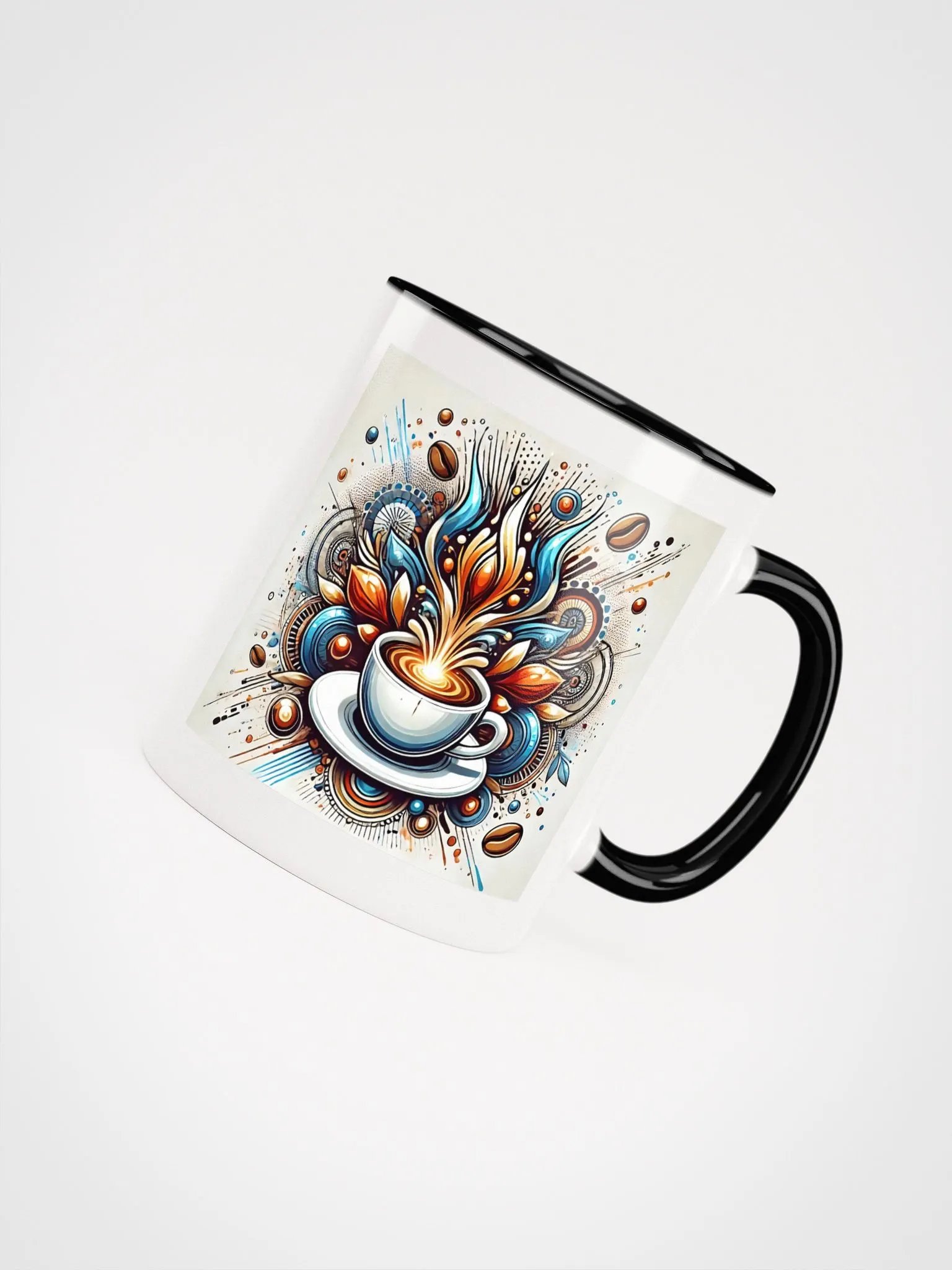 Energize Your Mornings with Burst of Color Coffee Mug product image (4)