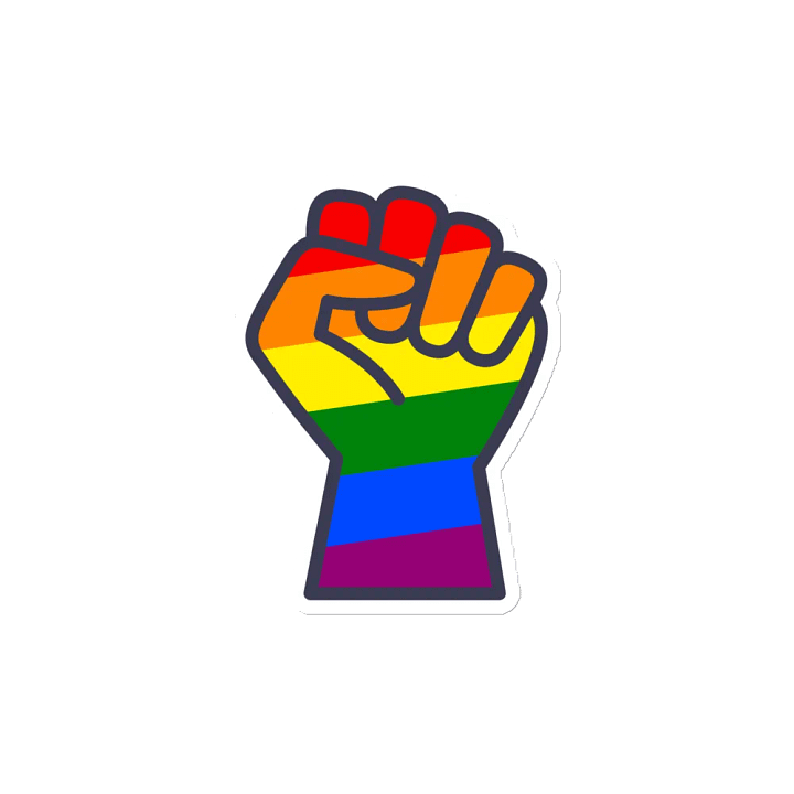 Rainbow Pride Fist Magnets product image (2)