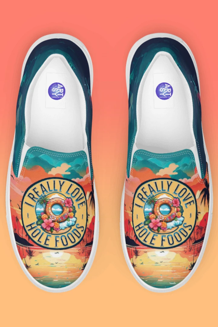 Funny Donut All Over Print Shoes product image (1)