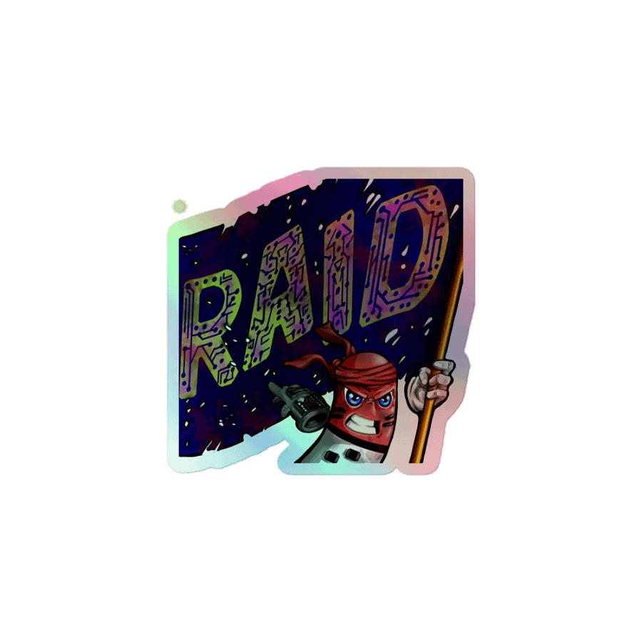 Raid! - Sticker Olografico product image (1)