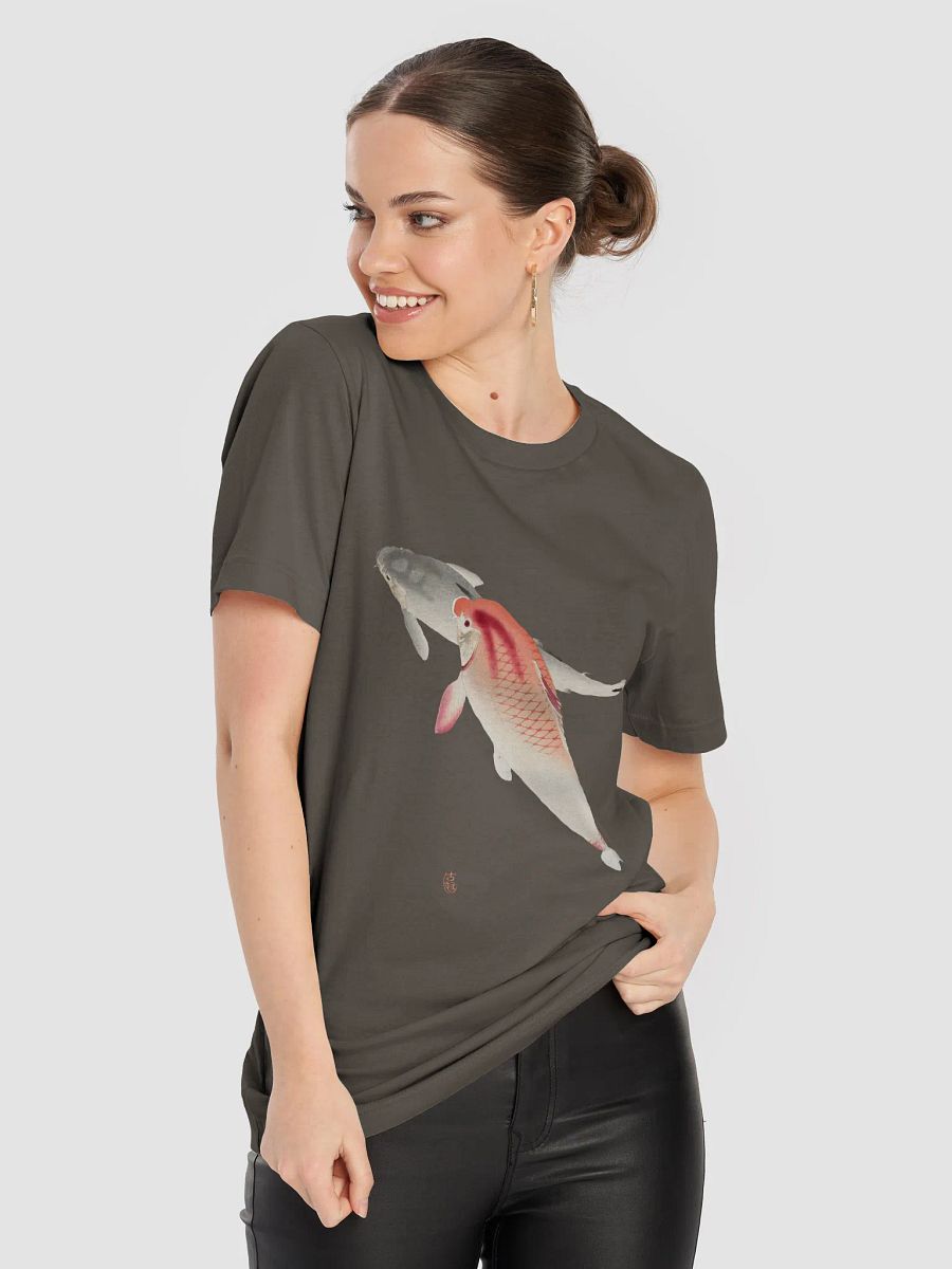 Two Carp Print Bella+Canvas Unisex Supersoft T-Shirt product image (8)