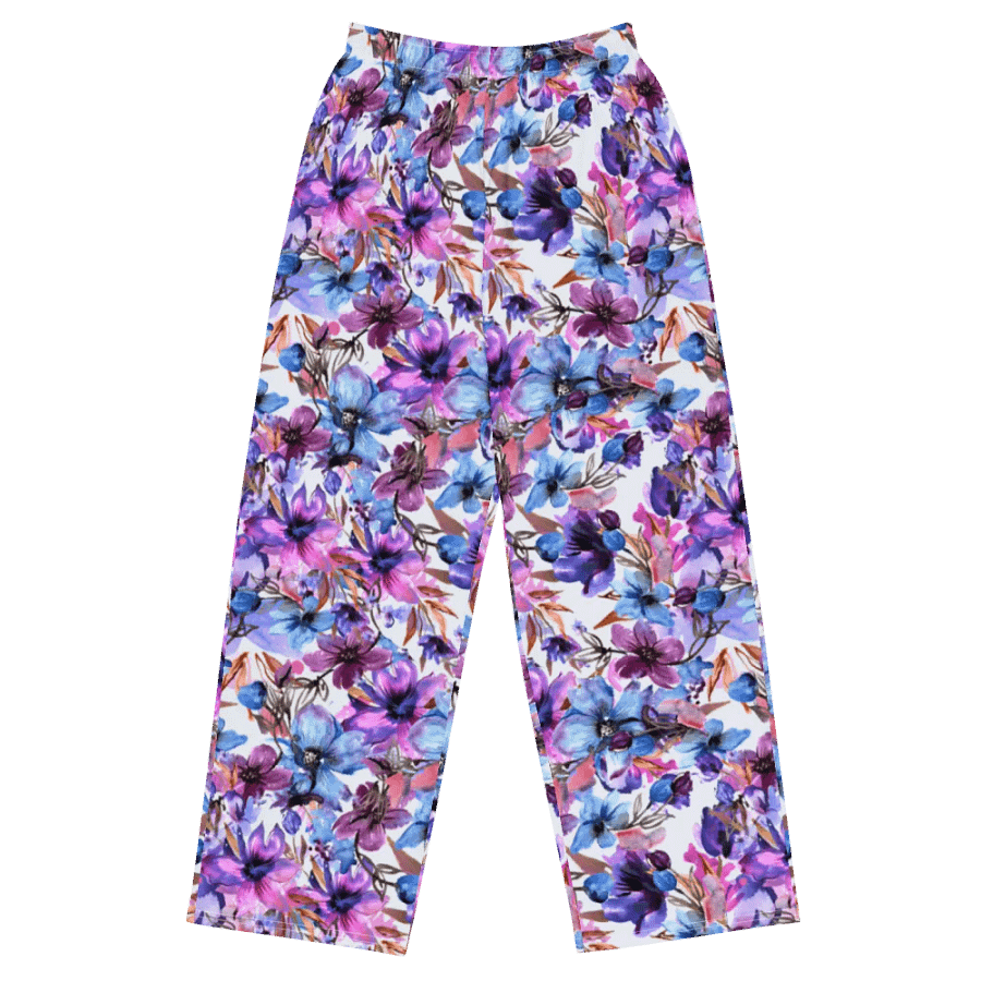 Purple Flowers Pants product image (1)