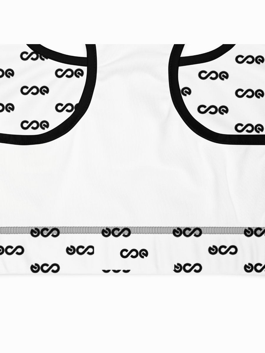 COE All Over Print Sports Bra White product image (3)