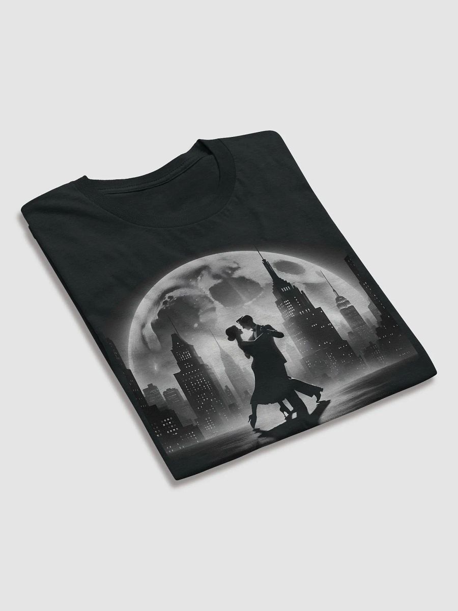 Lunar Rhapsody: A Rooftop Dance Under the Moon (Front Print Womens Tee) product image (4)