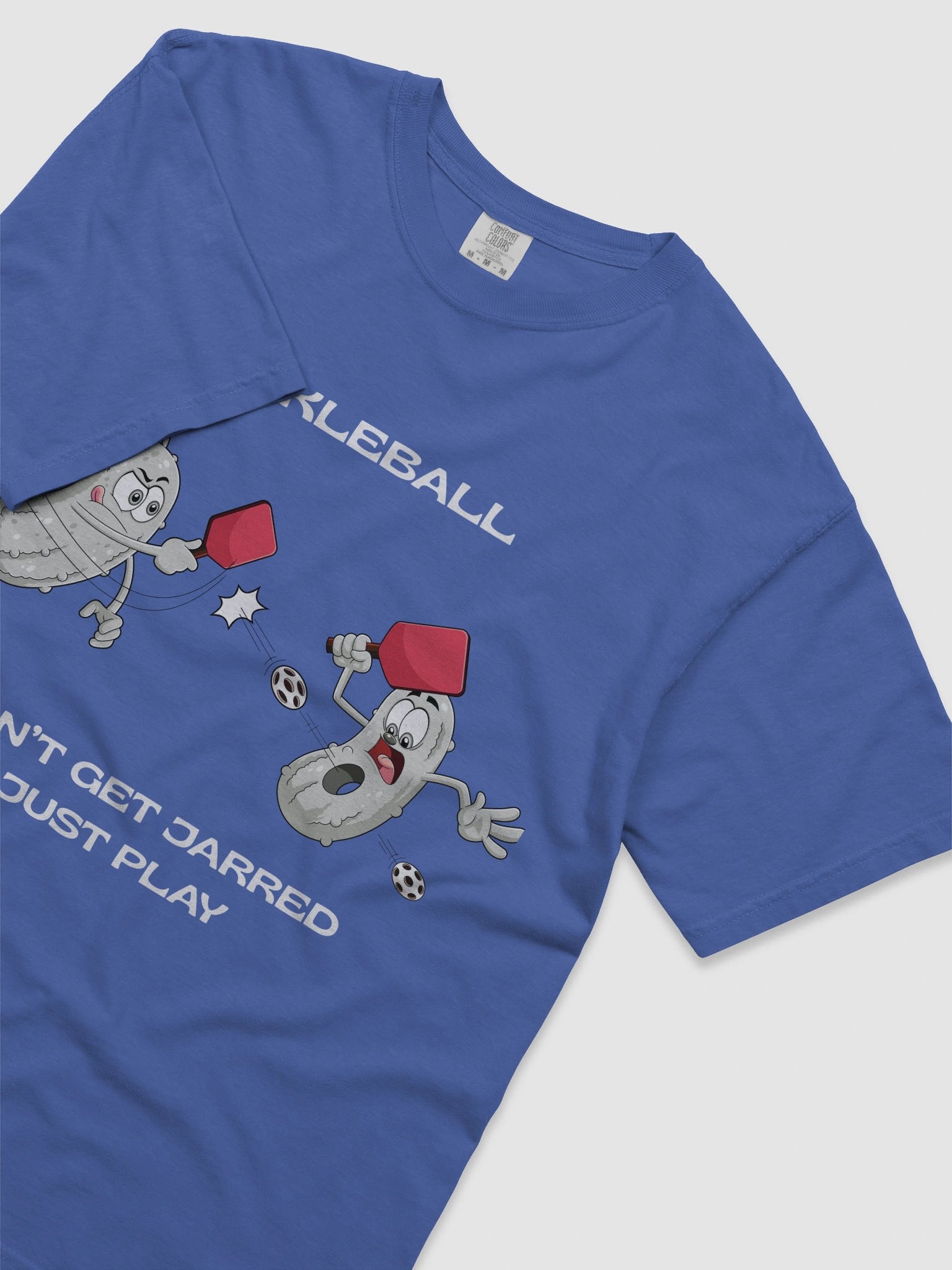 Pickleball Don't Get Jarred Just Play Comfort Colors Heavyweight T-Shirt product image (3)