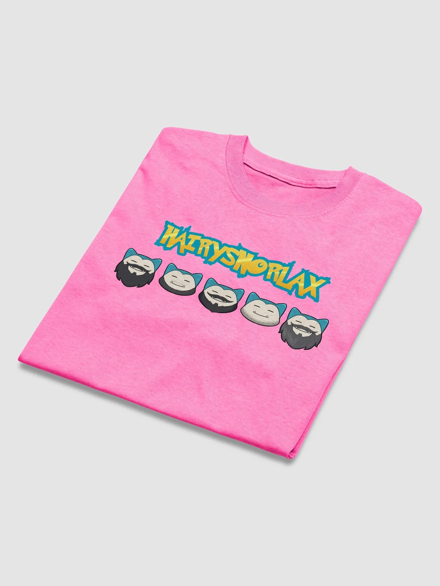 Hairy Snorlax Facial T-Shirt product image (35)