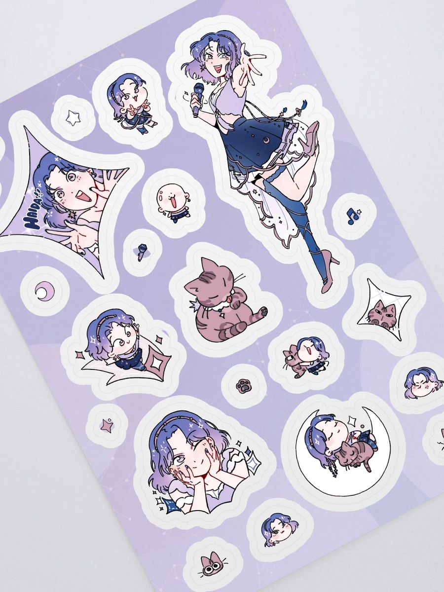 Aida Lyra Sticker Sheet product image (1)