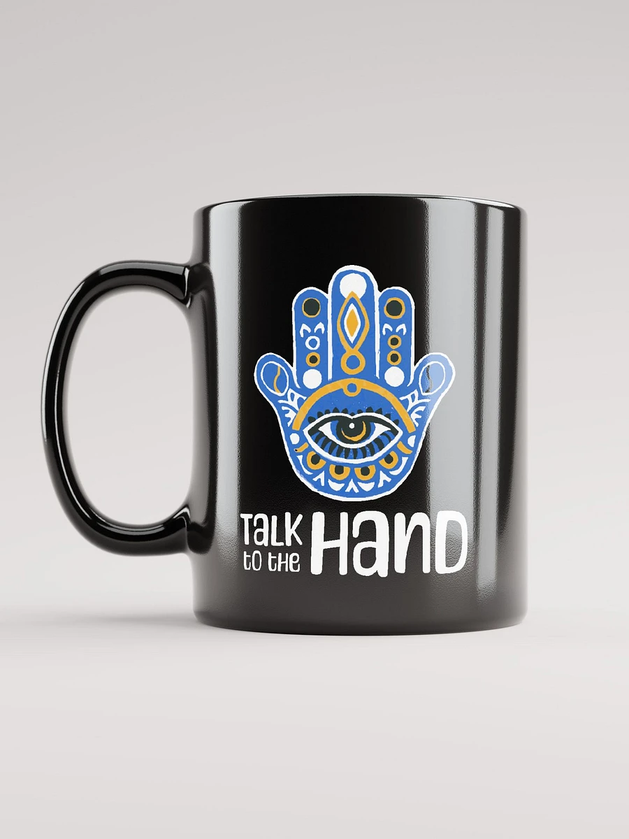 Talk to the Hand Hamsa Mug product image (6)