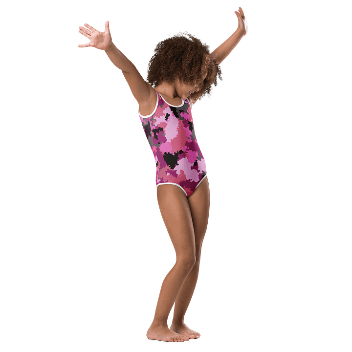 Kids Swimsuit - Pink Camo product image (1)
