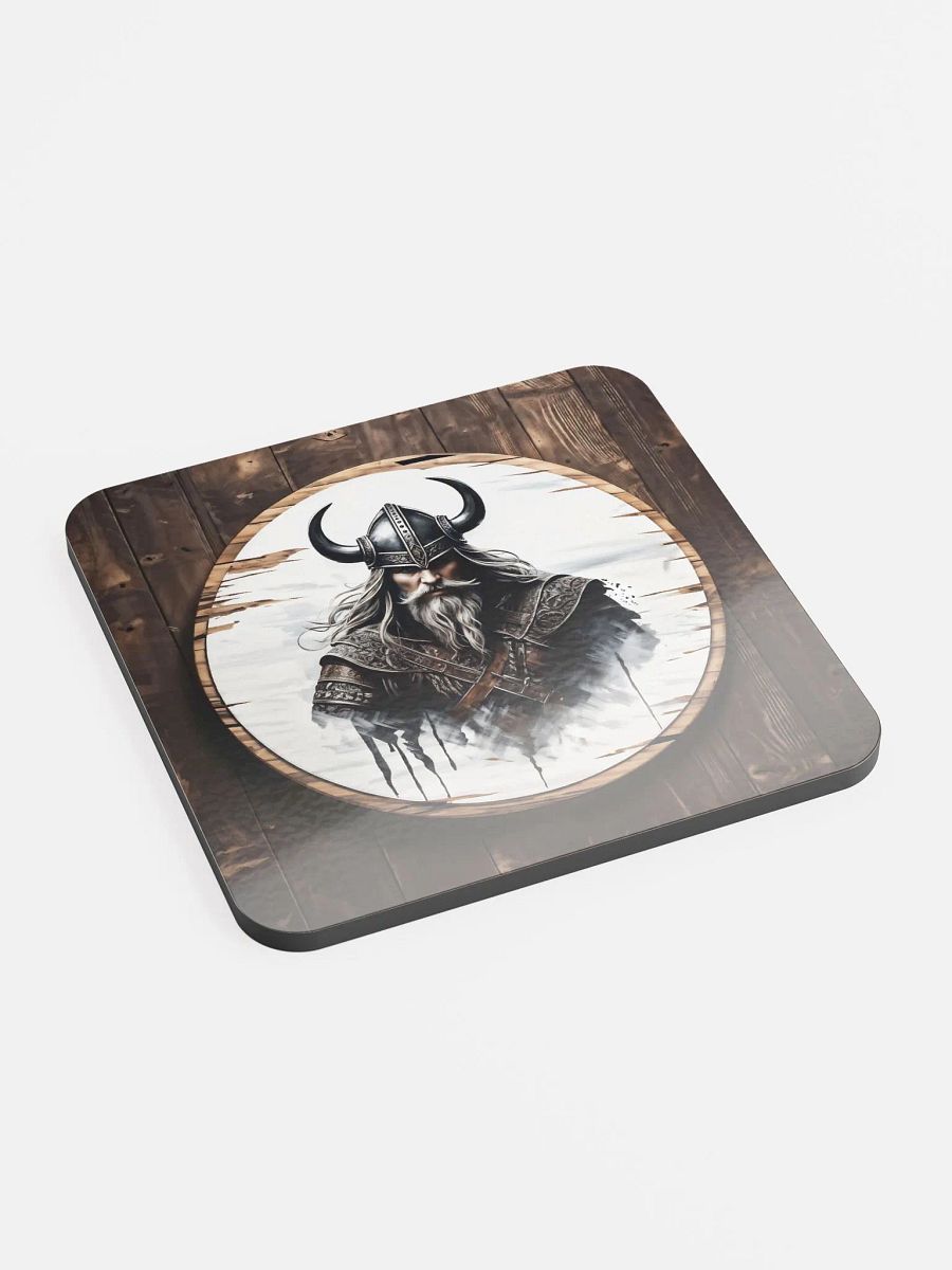 Glossed Cork Coaster - Viking product image (2)